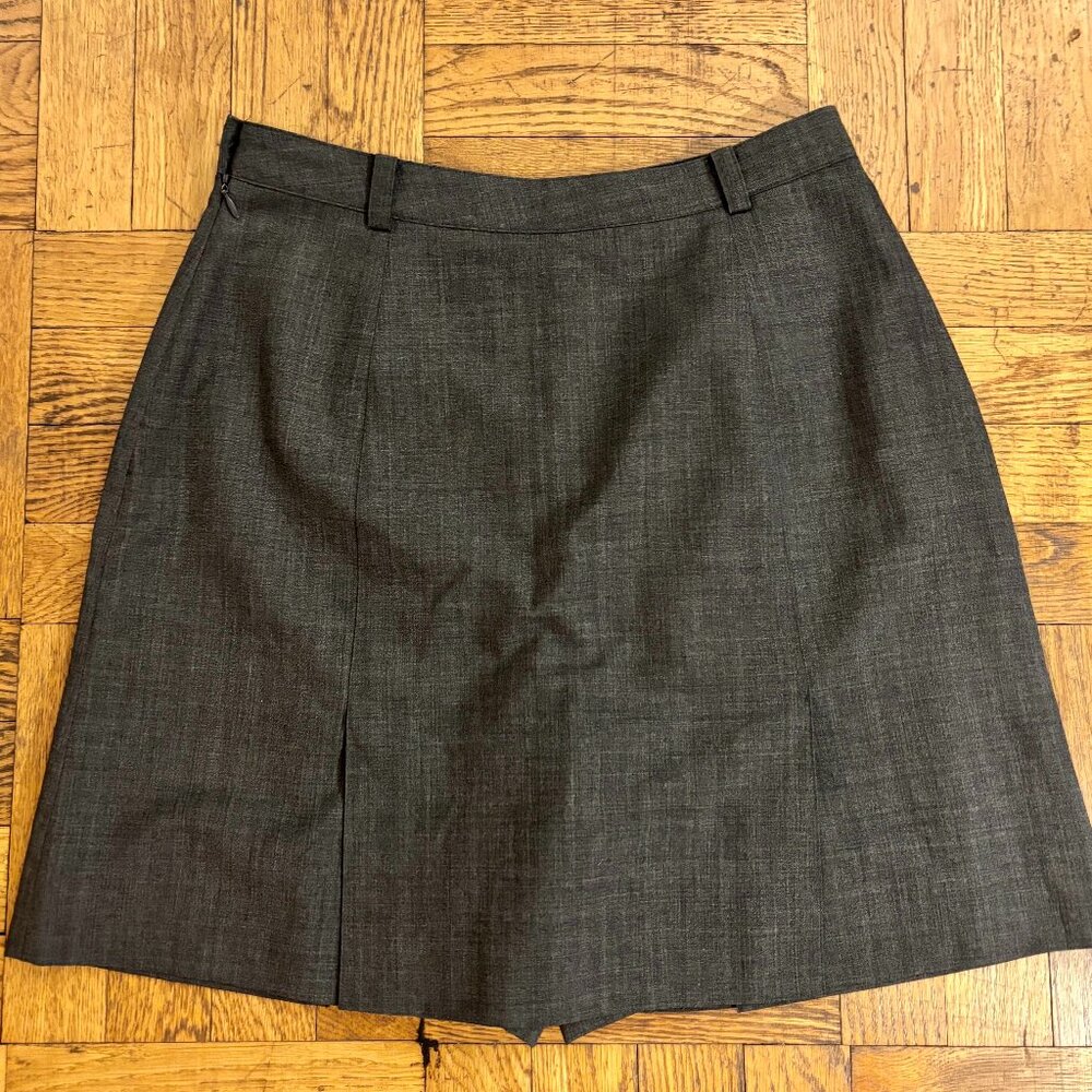 Grey Wool Skort by Astra